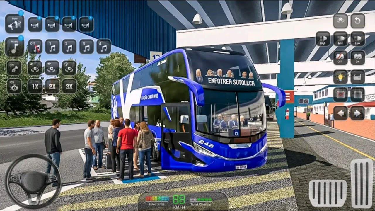 Coach Bus Simulator 3D 2026 - Real City Bus Drive Game - Android Gameplay