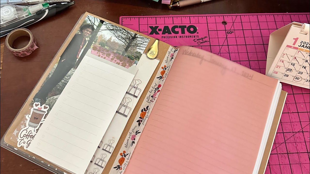 DIY Clear Cover & A5 Notebook Setup - Planner Project
