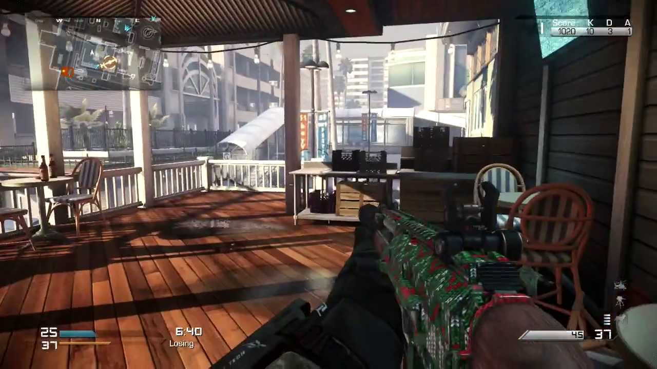 CoD Ghosts Onslaught Map Pack Gameplay On Bayview and Containment (Live Commentary)