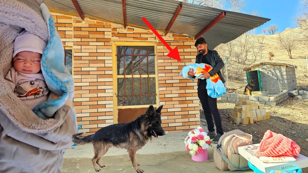 Nomadic Fatherhood | Entering the Farm With His Newborn, Without the Mother👶😰