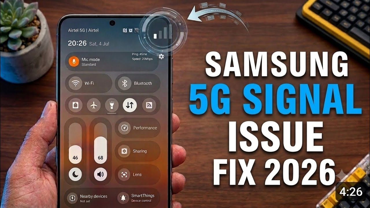 📶 Samsung 5G Signal Problem Fix ✅ 2026 | After New Update | One UI 8.5 / One UI 9.0