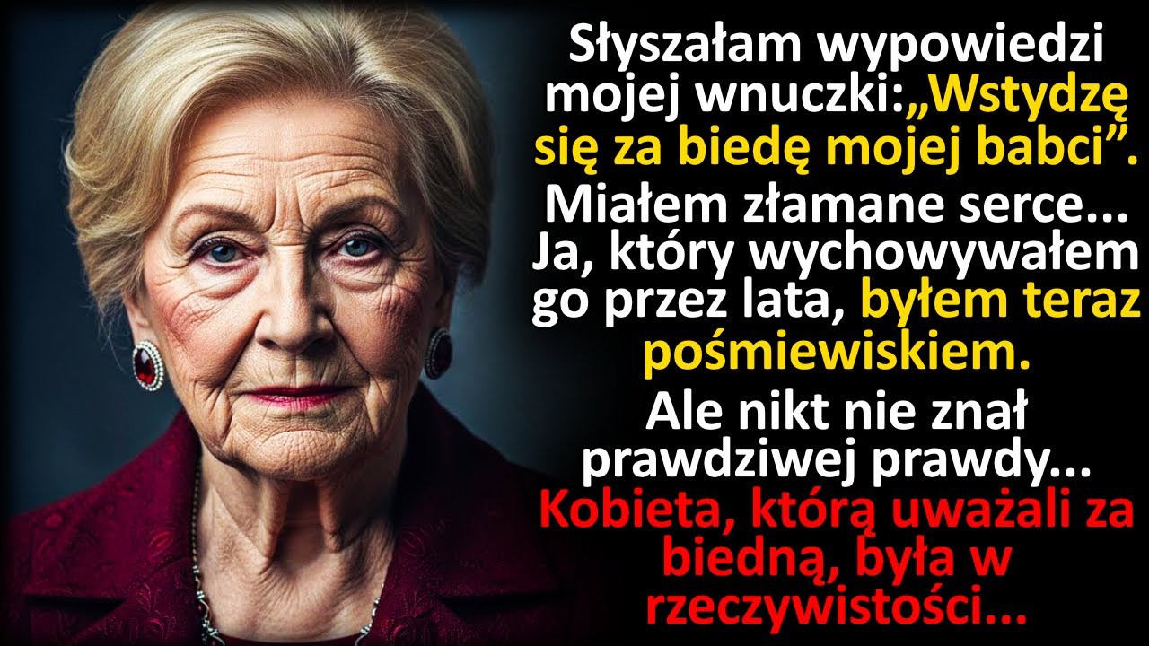 Wnuczka myślała że jestem biedna - na ślubie poznała SZOKUJĄCĄ prawdę