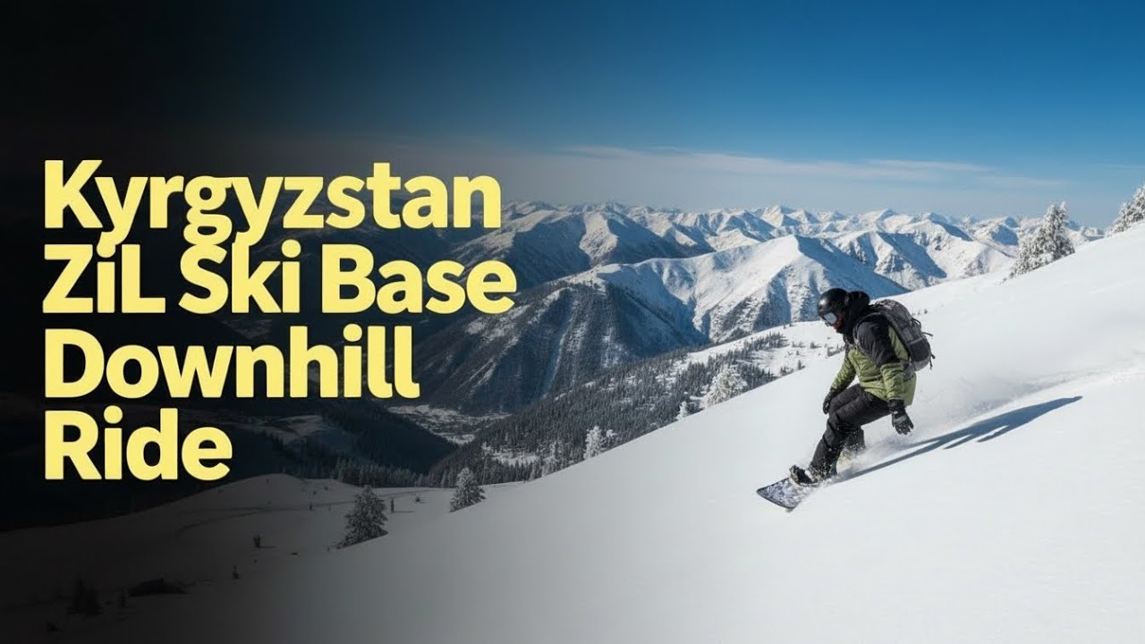 Спуск по склону базы ЗиЛ в Кыргызстане 2026 | Kyrgyzstan ZiL Ski Base downhill experience 2026
