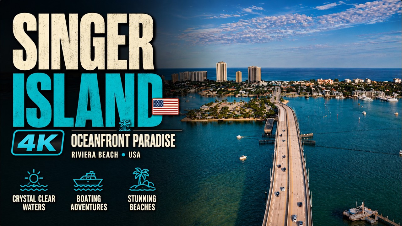 Palm Beach Shores & Singer Island 4K 🇺🇸 | Riviera Beach Florida Paradise 2024
