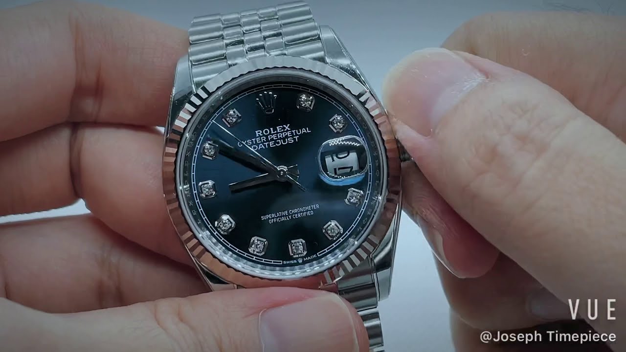 [Unboxing] Rolex Datejust 36 with Blue Diamond Dial 126234