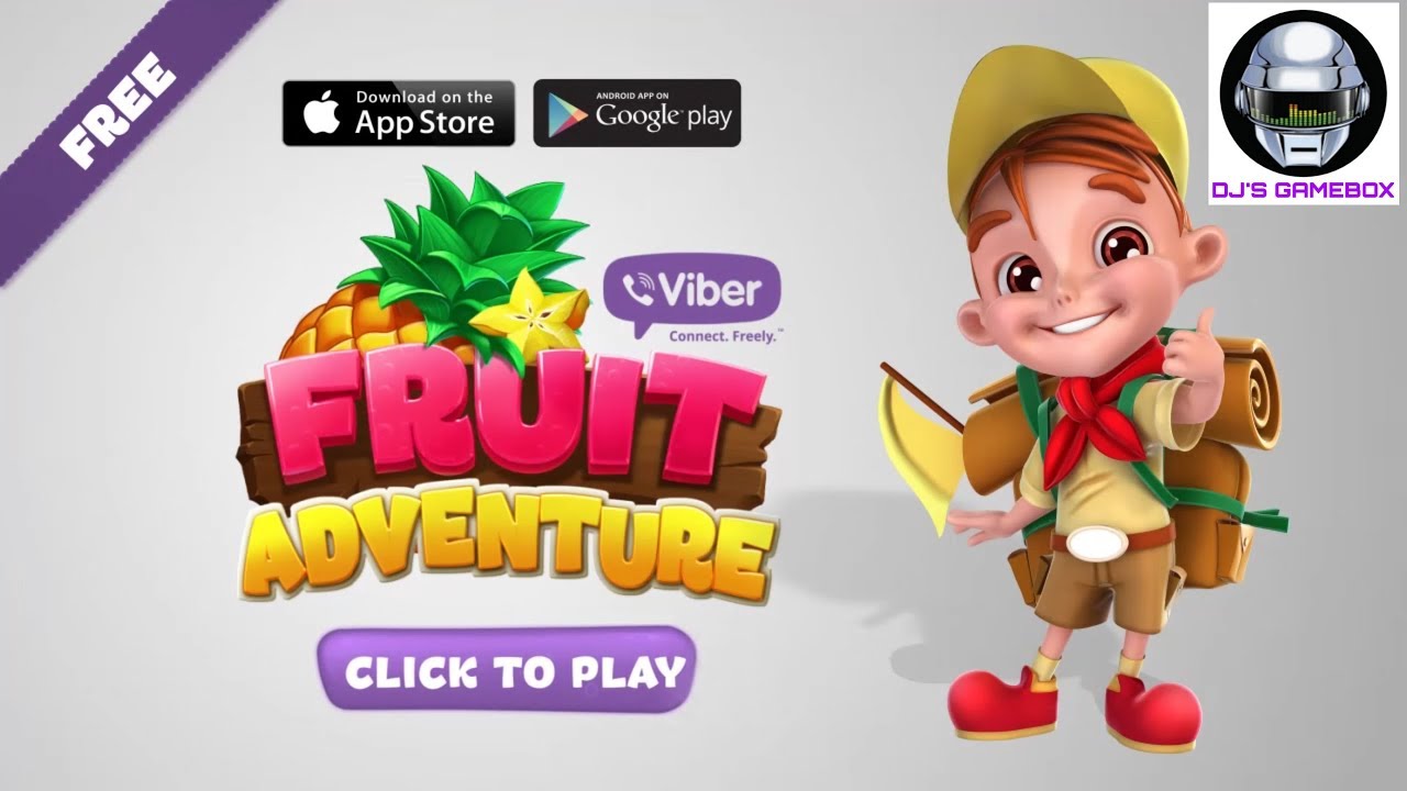 Viber Fruit Adventure! Nice match 3 game! (mobile)