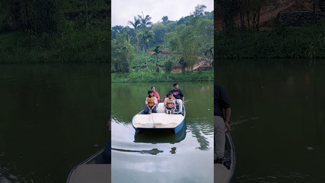 Boating at Greenberg Resort Kulamavu Idukki 🚤 | Family Travel Vlog | Hidden Gem of Kerala