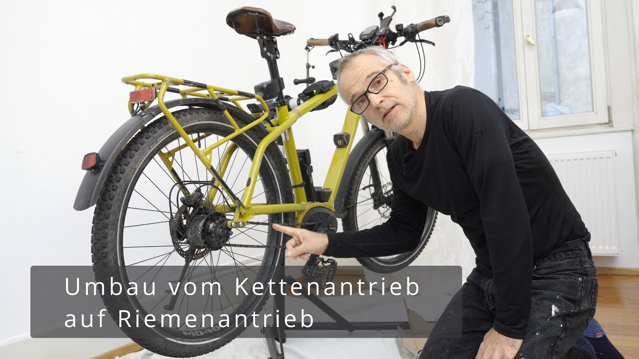 Umbau auf Riemenantrieb