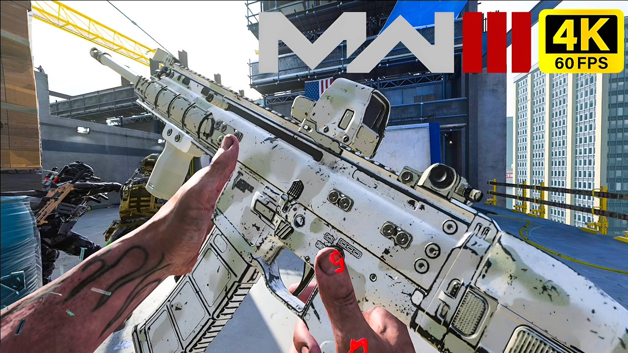 COD MW3 Multiplayer Gameplay TAQ-56 GUN No Commentary 4K