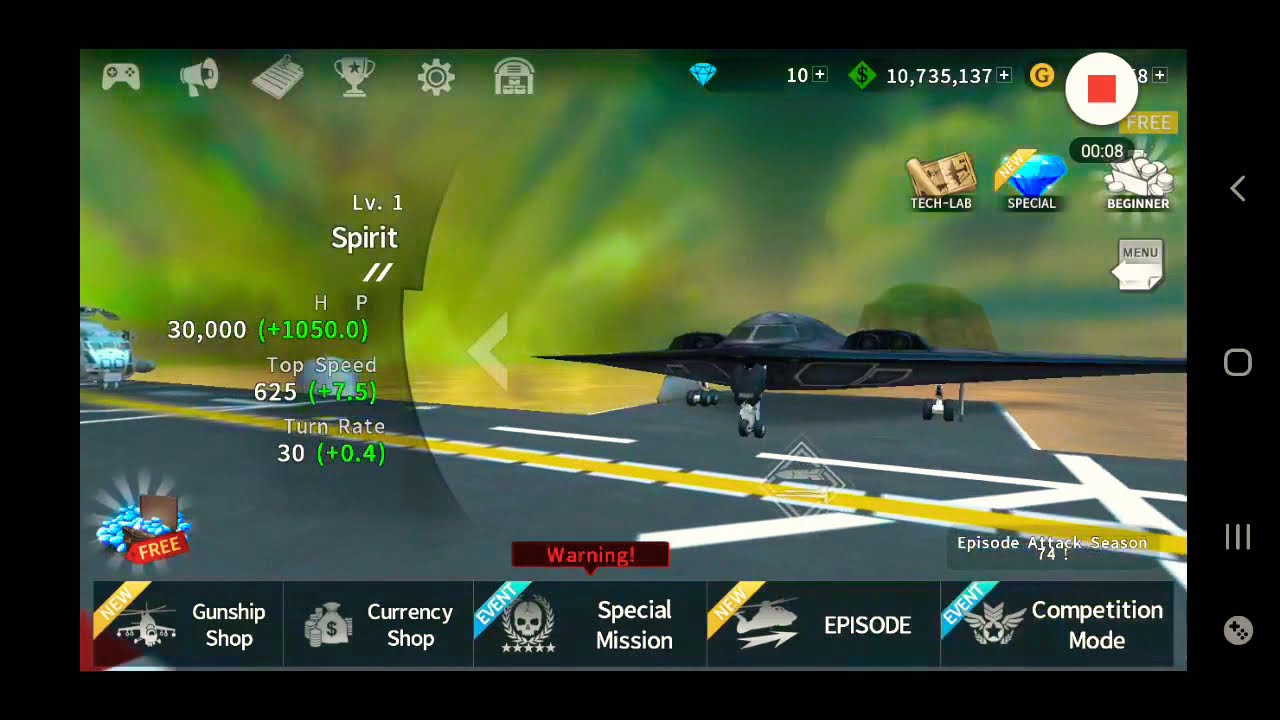 Gunship Battle | B2 Spirit Bomber destroys bunkers, and Titan Fortress