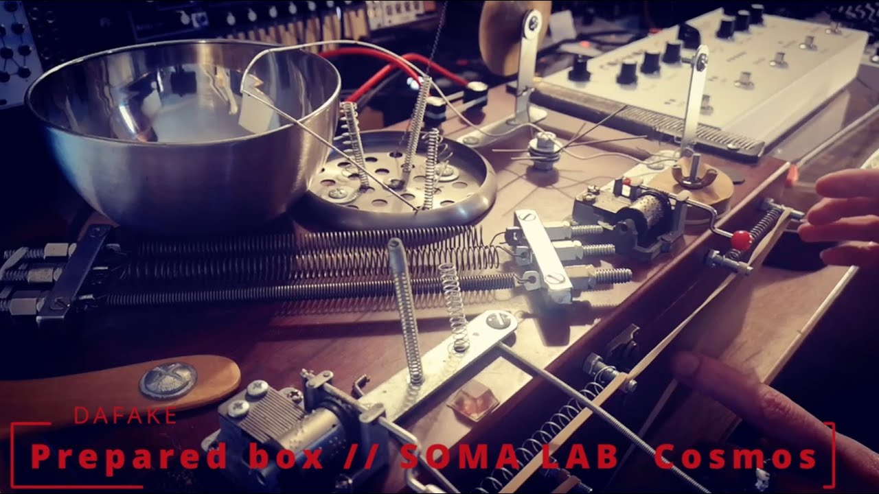 Concrete soundscape (SOMA LAB Cosmos & Prepared box)