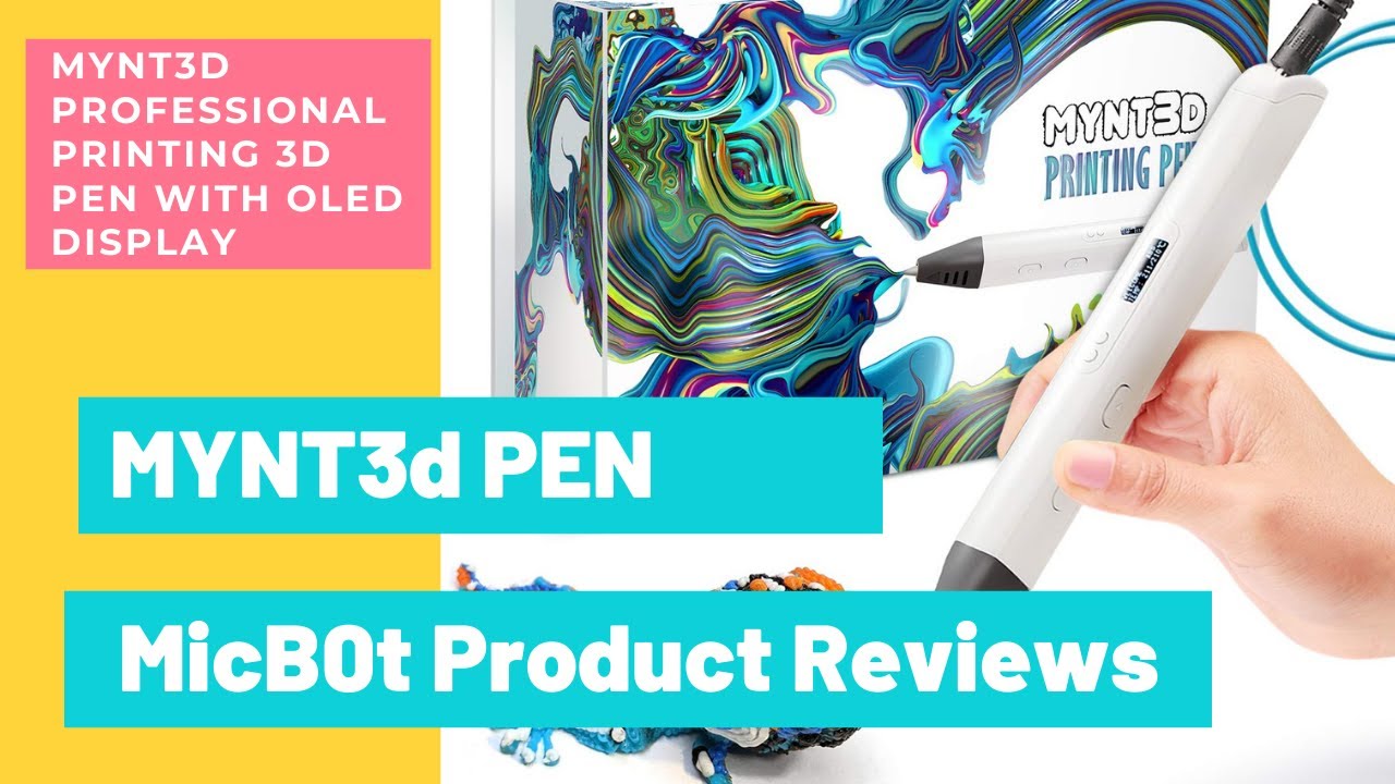 MYNT 3D PEN Review, Unboxing and Demo