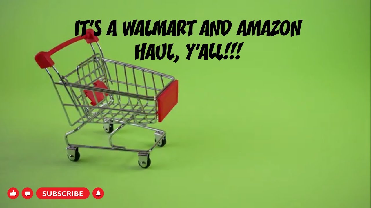 ITS A WALMART AND AMAZON HAUL, Y'ALL | GROCERIES | CRAFTY ITEMS | LAMINATOR | METAL DIE STORAGE