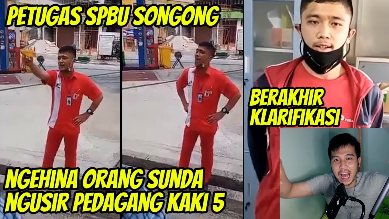 Klarifikasi Petugas SPBU Hina Suku Sunda dan Pedagang Kaki 5