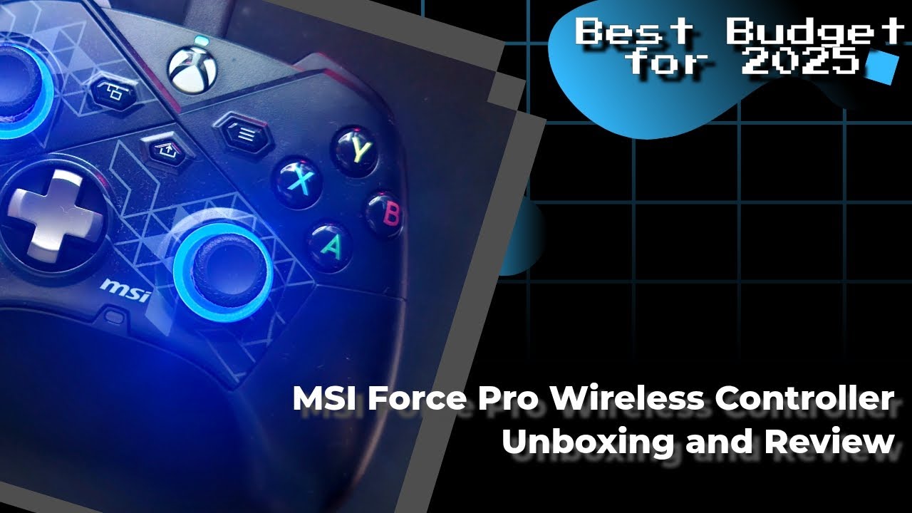 MSI Force Pro 2025 Wireless Controller Unboxing and Review
