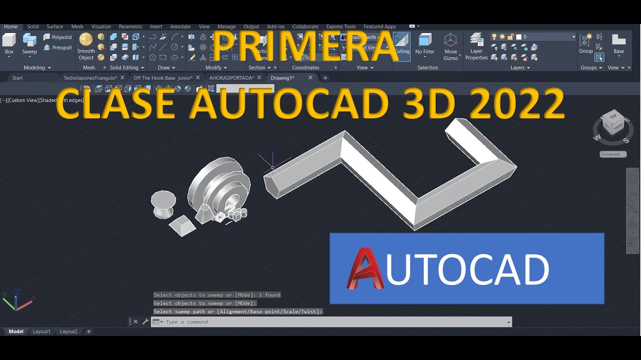 AutoCAD 3D | CLASE 1 | Principiantes |