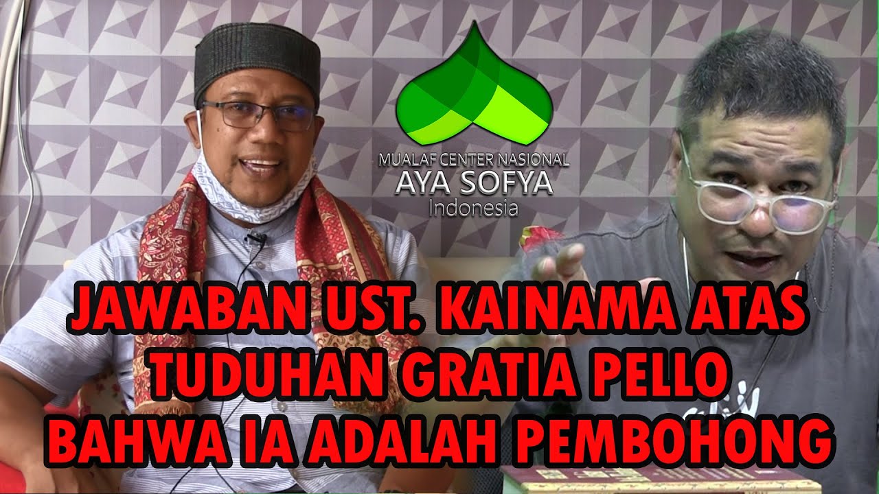 EXCLUSIVE USTADZ KAINAMA MENJAWAB TUDUHAN BAHWA IA TIDAK BISA MEMBACA IBRANI
