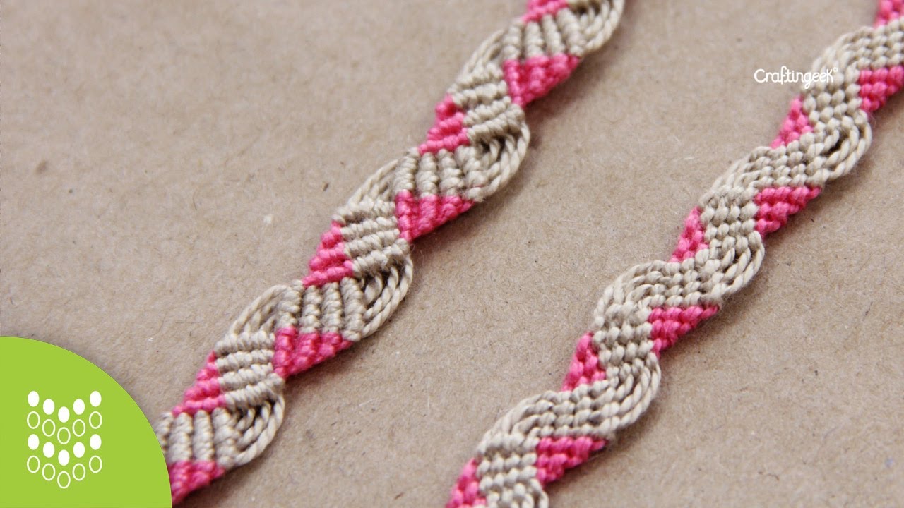 Macrame Pink: Friendship band // Pulseira