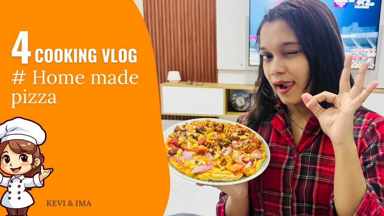 Easy recipe | Homemade Pizza | 4 vlog