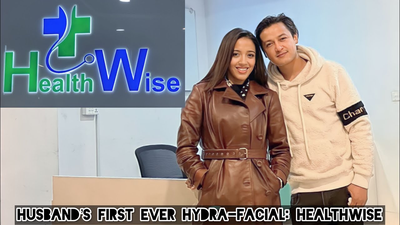 Husband trying hydra-facial || First experience || Health-Wise || Saloma