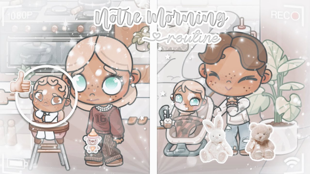Notre Morning Routine ☁️🦌🫶🏻||AvatarWorld||💸🐕🎧