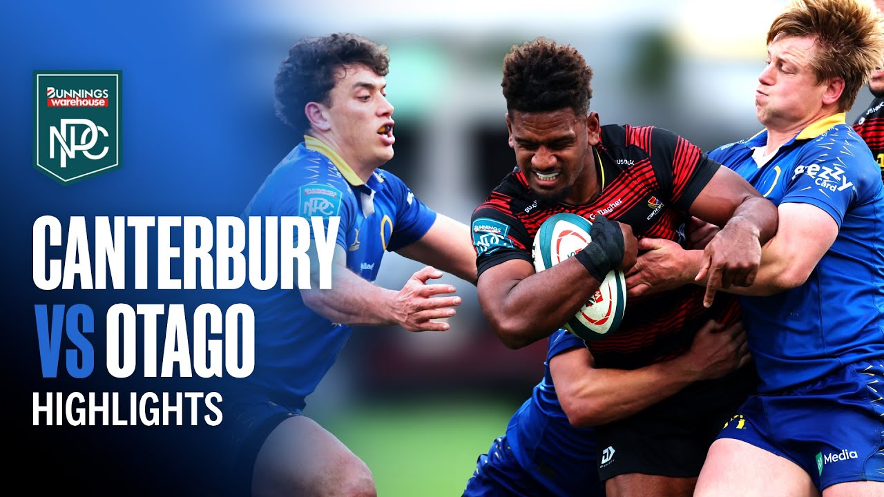 FINAL HIGHLIGHTS | Canterbury v Otago (Bunnings NPC 2025)