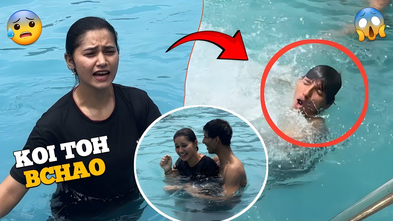 Swimming Pool M Doob Gya M😭/Masti Masti m yeh ky hogya
