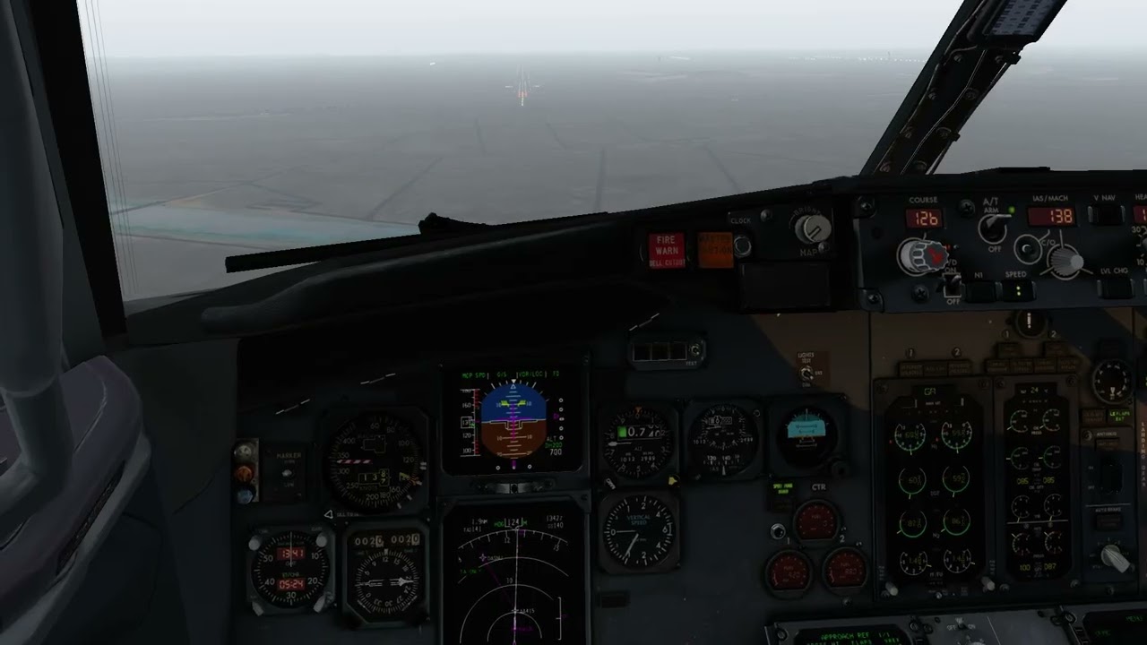 Boeing 737-300 Landing in OMAA