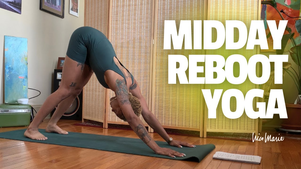 Midday Reboot Yoga | 5 Minutes | Challenging & Energizing!