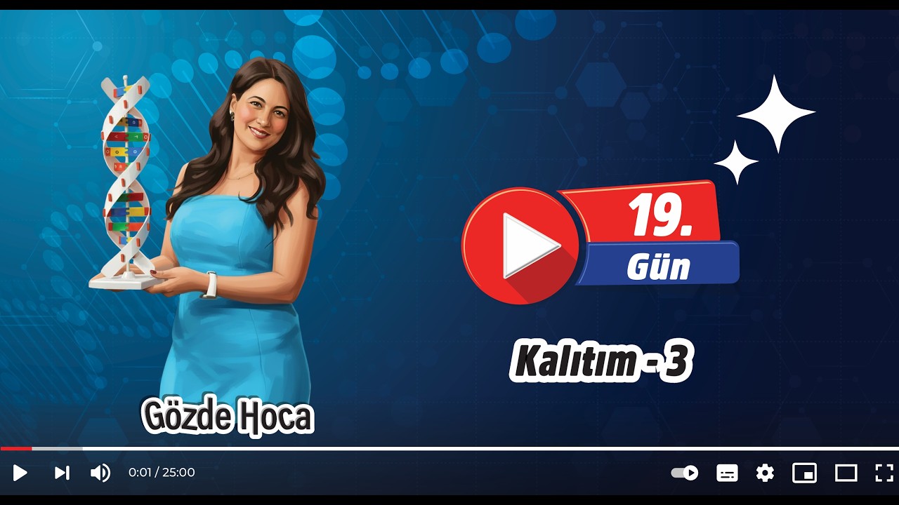 19.GÜN - KALITIM 3 - SOYAĞAÇLARI, EŞEYE BAĞLI KARAKTERLERİN KALITIMI