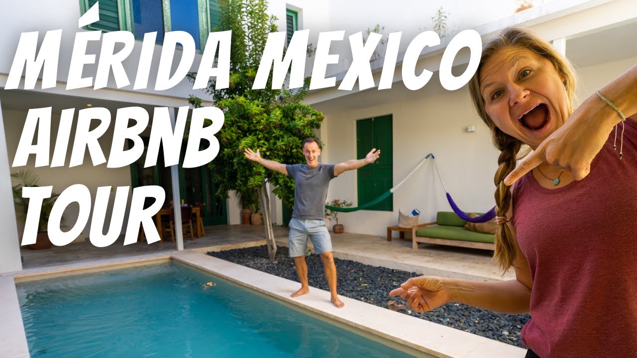 Hidden LUXURY Airbnb | Center of M&eacute;rida Mexico! Only $140 per night | Full Tour (Yucat&aacute;n, Airbnb)