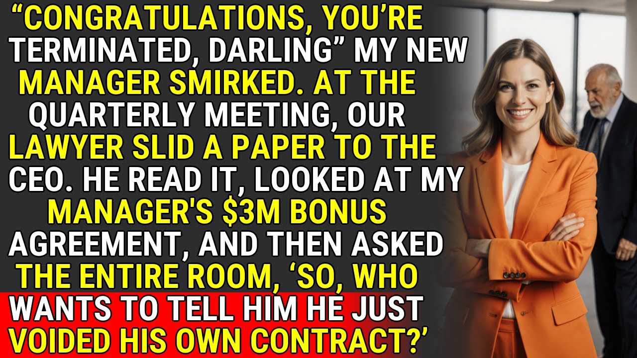 I Let My Boss Fire Me to Void His $3M Bonus ♟️ | #CorporateChess