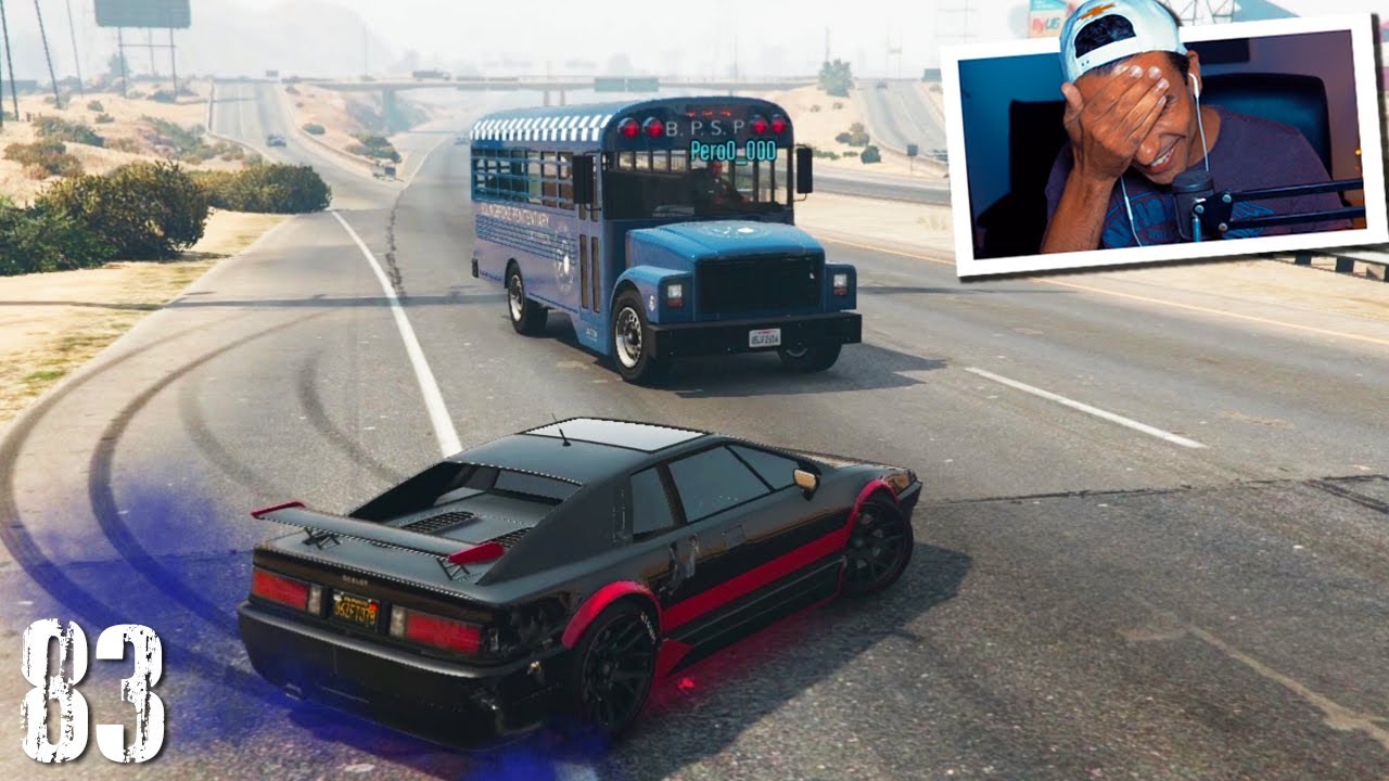 GTAV#83 - !  المهمة الحلزونية لخطف اتوبيس السجن