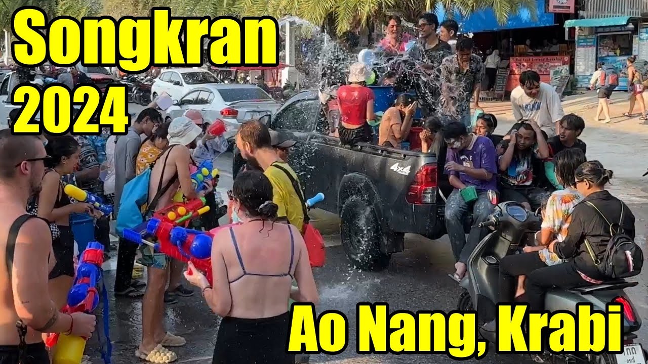 Songkran 2024 AO NANG, Krabi Thailand
