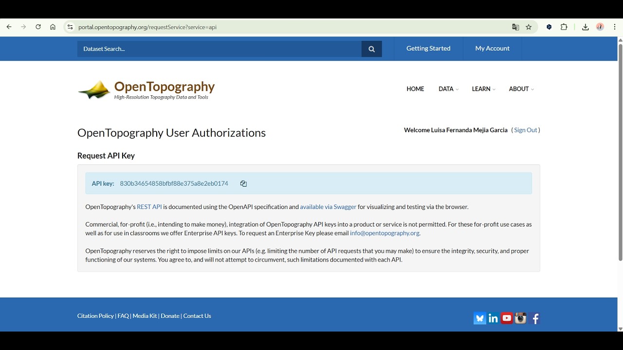 QGIS: ¿Cómo descargar DEM desde OpenTopography?