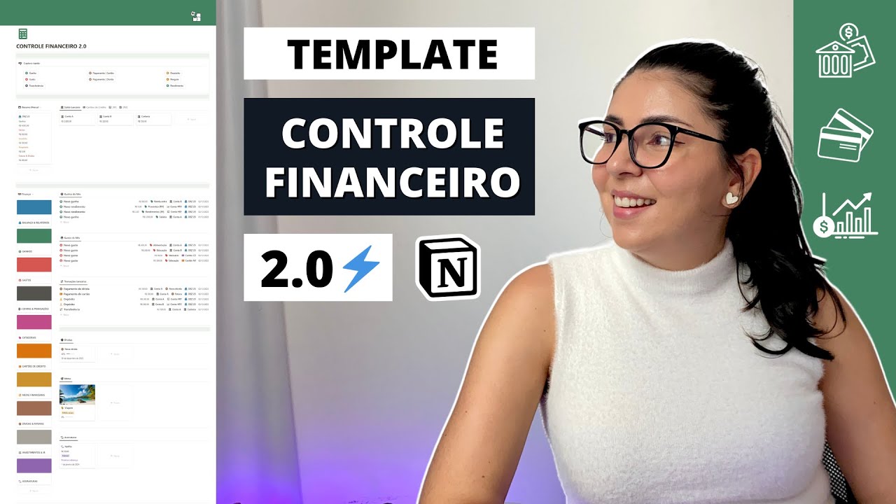 Meu Template de Controle Financeiro mais completo