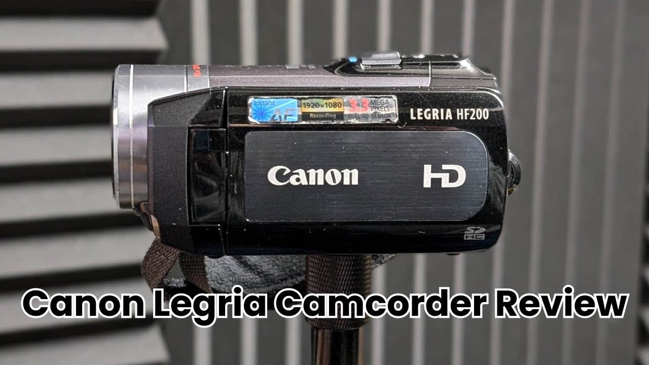 Canon Legria HF200 Camcorder Review