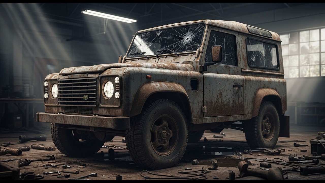ASMR Car Restoration | Abandoned Land Rover Defender 90 1990 Full Rebuild