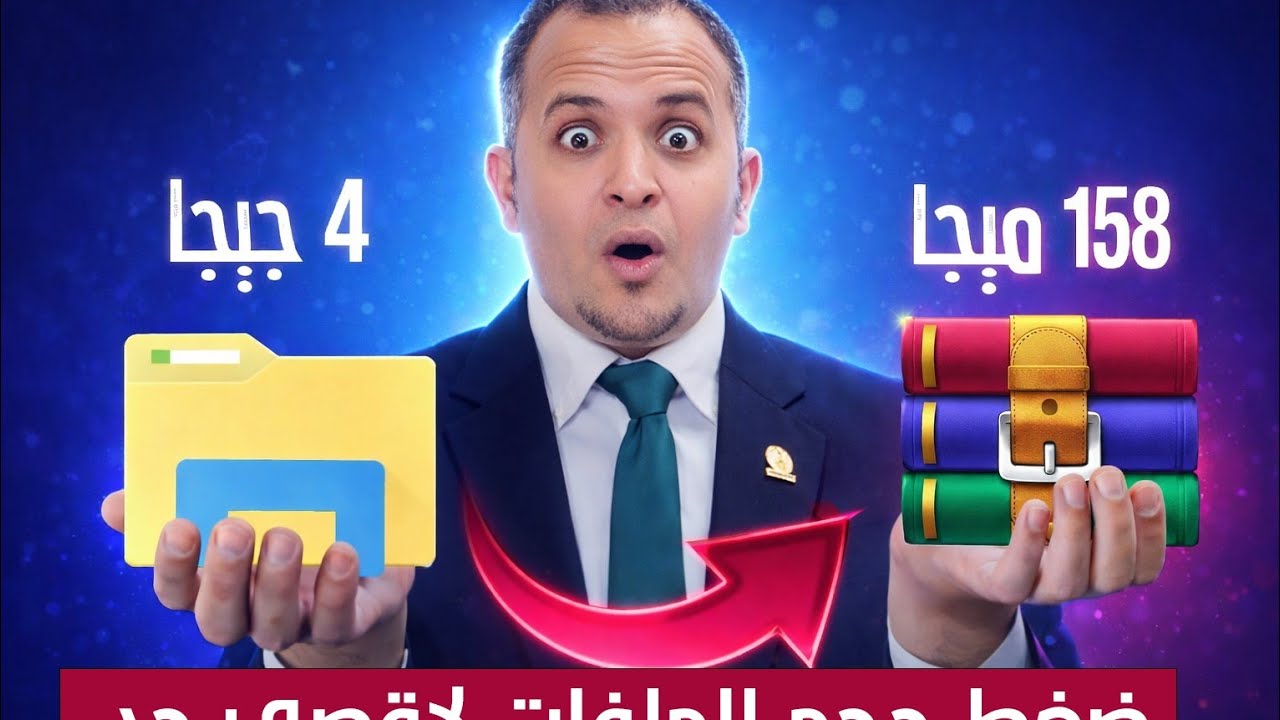 تقليل حجم الملفات لاقصى حد ممكن