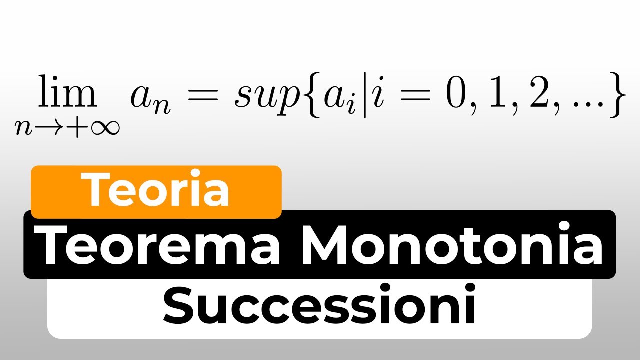 Teorema Successioni Monotone spiegato e dimostrato! | Successioni Analisi 1