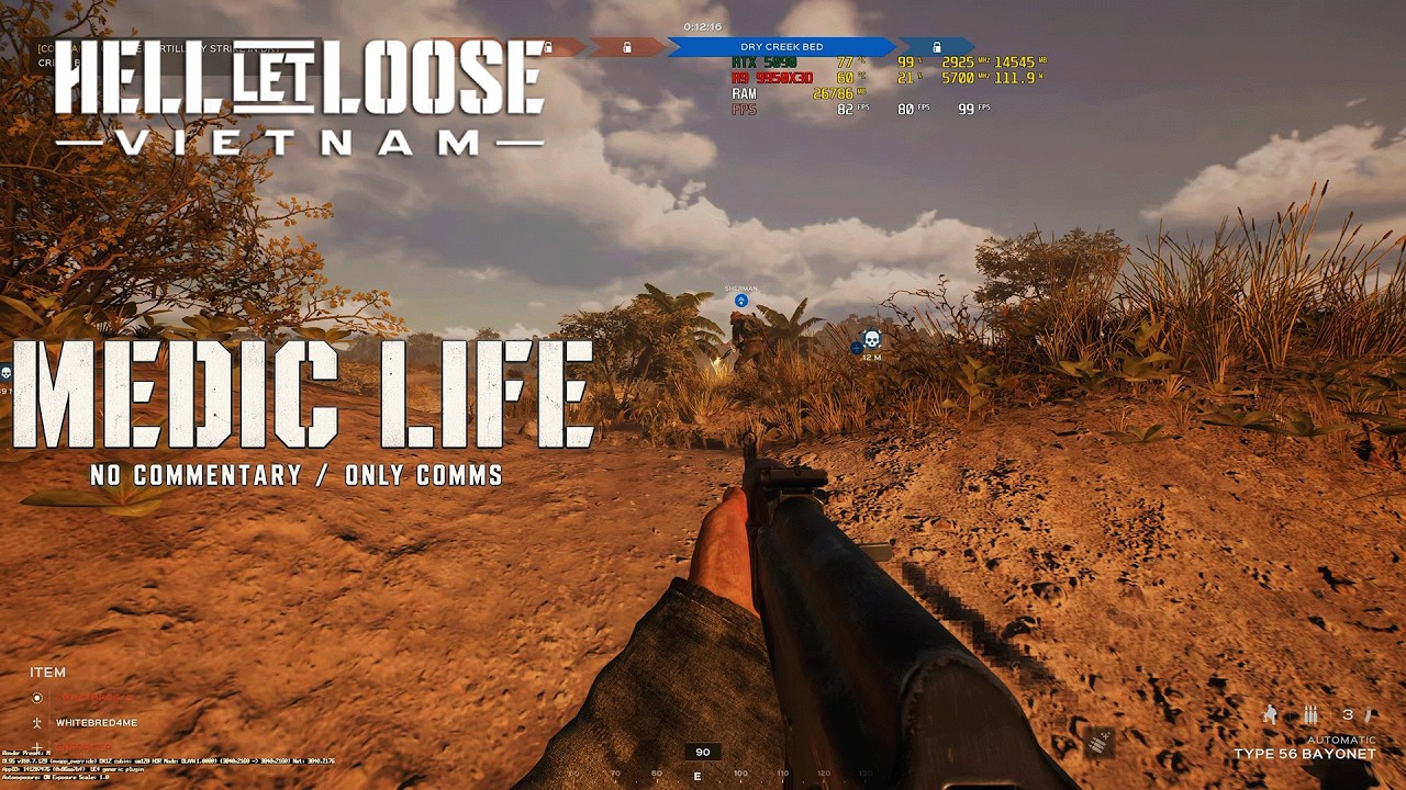 Hell Let Loose Vietnam: MEDIC LIFE | No Commentary / Only Comms