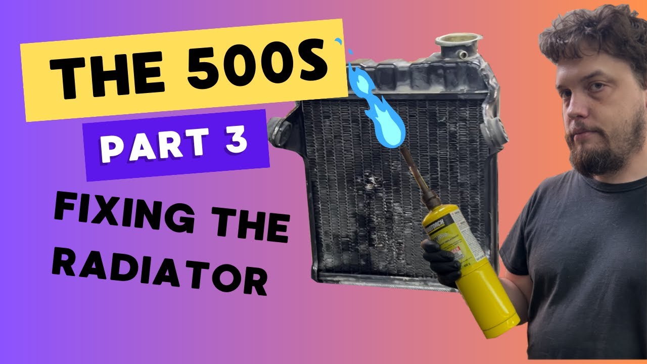 The 500s (CX500) Part 3 - Radiator Fixin'
