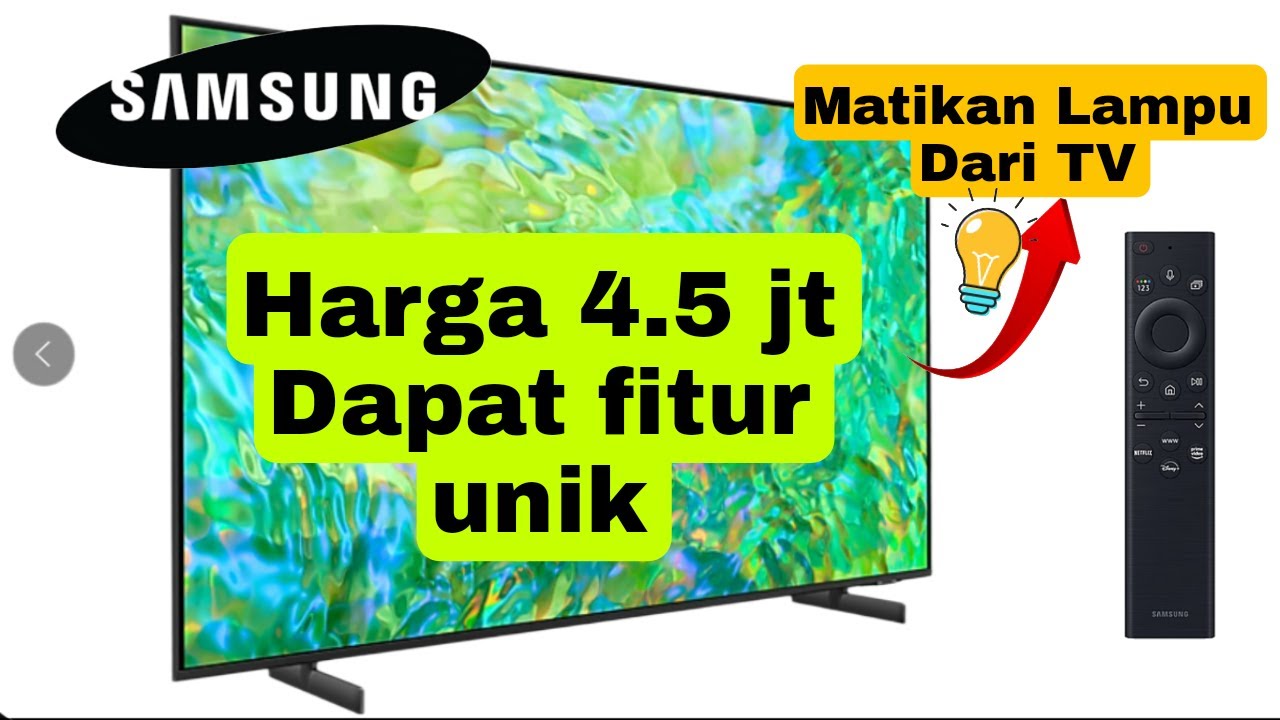 Review Smart tv SAMSUNG 43CU8000 || Smart tv SAMSUNG terbaru 2023