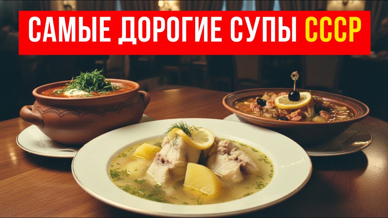 Самые дорогие супы советских ресторанов