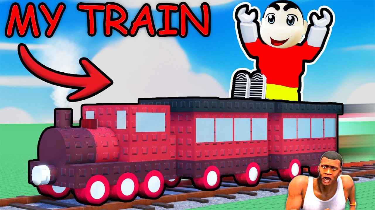NOOB vs PRO vs HACKER in BUILD A TRAIN with SHINCHAN and CHOP
