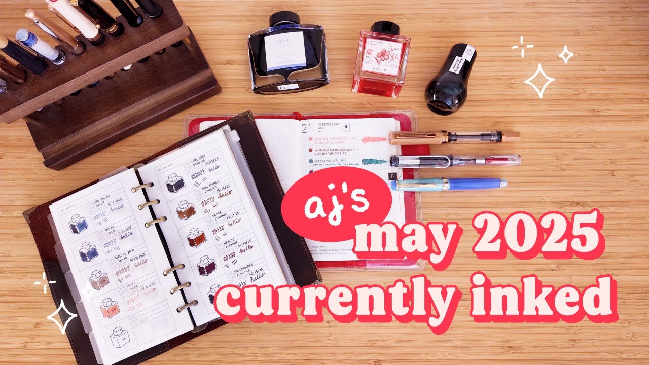 may 2025 currently inked 𖤣.𖥧.𖡼.⚘ pilot, twsbi, lamy & more