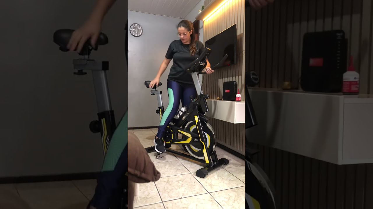 Bicicleta WCT Fitness Roda de Inércia 13kg Spinning - Como arrumar o banco Selim- Lubrificar bike