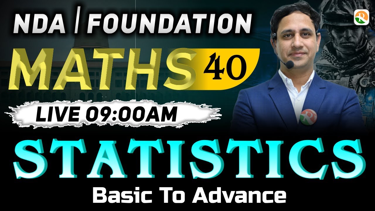 Statistics-1 for NDA | NDA Maths online Classes | NDA Maths Class 2024 | NDA 2024