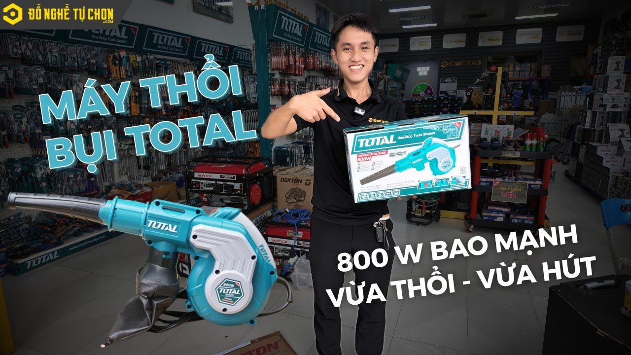 🌀 TOTAL TB2086 – Máy Thổi & Hút Bụi 2 Trong 1 | Giải Pháp Làm Sạch Cho Thợ & Gia Đình