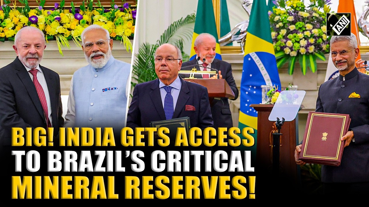 India, Brazil sign critical minerals pact amid China’s rare earth dominance; PM Modi hails deal
